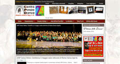 Desktop Screenshot of cpdanza.it